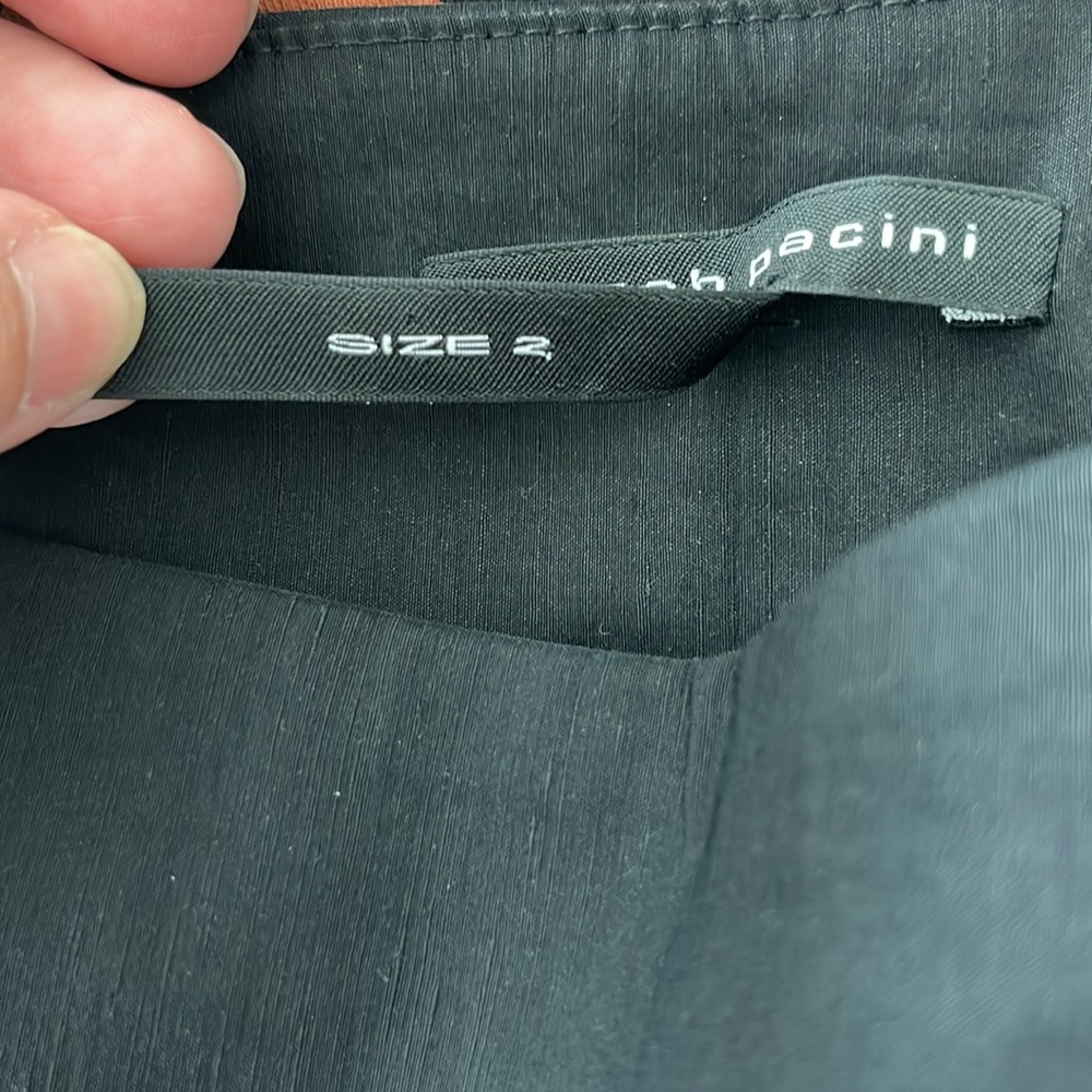 Sarah Pacini Side Zip Linen Pants - Picture 8 of 10
